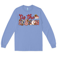 Colony Blue tis the season baseball little debbie tree cakes Long Sleeve Tee - JahusDesignShop