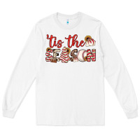 White tis the season baseball little debbie tree cakes Long Sleeve Tee - JahusDesignShop