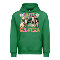 Emerald Happy Easter Heifers Easter Day Urban Hoodie - CowGirlArtShop