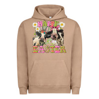 Pigment Burro Happy Easter Heifers Easter Day Urban Hoodie - CowGirlArtShop