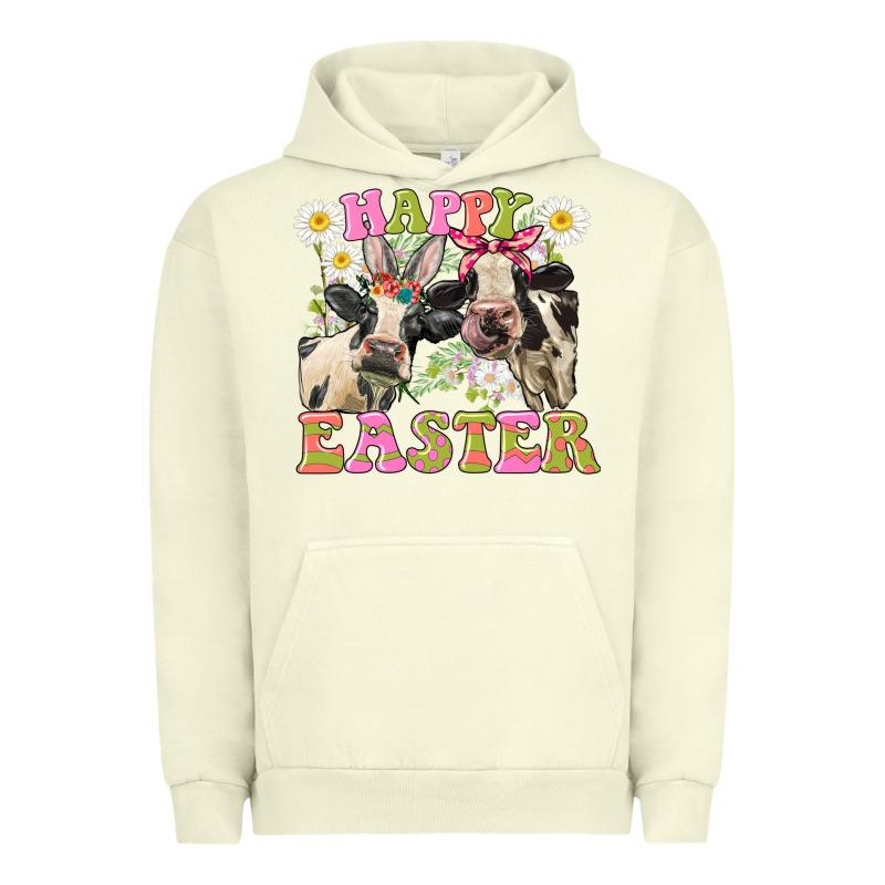Happy Easter Heifers Easter Day Urban Hoodie by CowGirlArtShop | Teevron