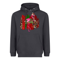 Smoke Christmas Flamingo Heavyweight Hoodie - Bettercallsaul