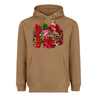 Toasted Coconut Christmas Flamingo Heavyweight Hoodie - Bettercallsaul