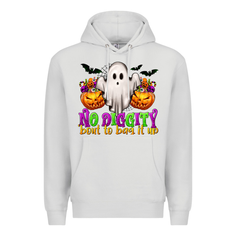 No Diggity 'bout To Bag It Up Premium Hoodie by texasbilliewilder | Teevron