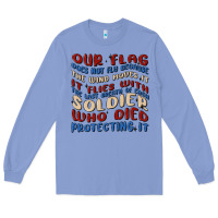 Colony Blue our flag Long Sleeve Tee - MaliasSmallBusiness