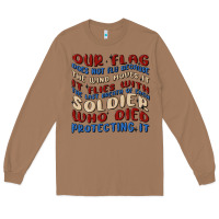 Toasted Coconut our flag Long Sleeve Tee - MaliasSmallBusiness