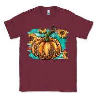 Burgundy pumpkin western Classic Tee - BarkalooDesign