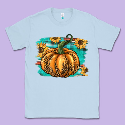 Pumpkin Western Classic Tee Designed By Barkaloodesign