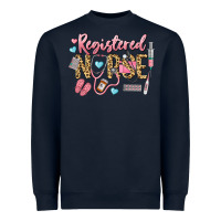 Navy Registered Nurse Heavyweight Sweatshirt - LillyAllenDesigns