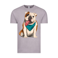 Vintage Zinc english bulldog Vintage Tee - Artiststas