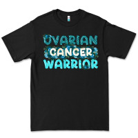 Black Ovarian Cancer Warrior Premium Tee - texasbilliewilder