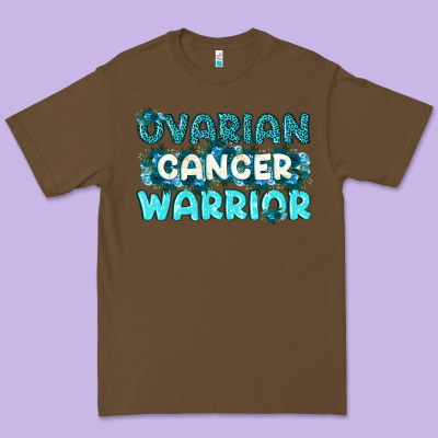 Ovarian Cancer Warrior Premium Tee Designed By Texasbilliewilder
