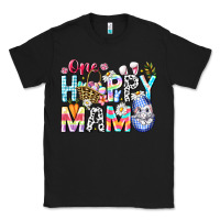 Black One Happy Mama Easter Bunny Classic Tee - CowhideDigitalArt