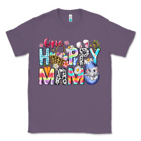 Lavender One Happy Mama Easter Bunny Classic Tee - CowhideDigitalArt