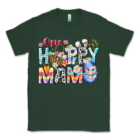 Sports Green One Happy Mama Easter Bunny Classic Tee - CowhideDigitalArt