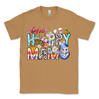 Toasted Coconut One Happy Mama Easter Bunny Classic Tee - CowhideDigitalArt
