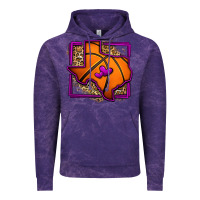 Cloud Purple leopard basketball texas map Vintage Hoodie - Jasminsmagicworld