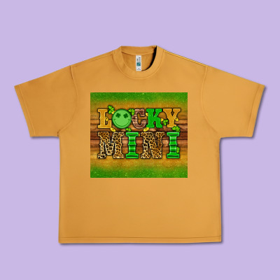 St Patricks Day Lucky Mini Urban Heavy Tee Designed By Artiststas