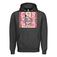 Charcoal Heather on my husbunds last nerve pink Zipper Hoodie - MaliasSmallBusiness