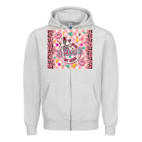 Dove Grey on my husbunds last nerve pink Zipper Hoodie - MaliasSmallBusiness