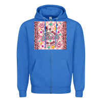 True Royal on my husbunds last nerve pink Zipper Hoodie - MaliasSmallBusiness