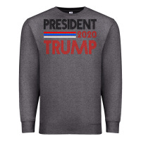 Charcoal Heather President 2020 Trump Premium Sweatshirt - Bettercallsaul
