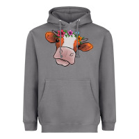 Storm Cow With Flowers Heavyweight Hoodie - Bettercallsaul