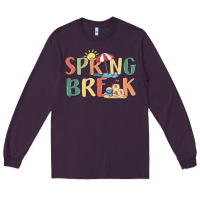 Plum spring break Long Sleeve Tee - MaliasSmallBusiness