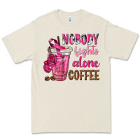 Bone Nobody Fights Alone Coffee Premium Tee - texasbilliewilder