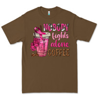 Cacao Nobody Fights Alone Coffee Premium Tee - texasbilliewilder