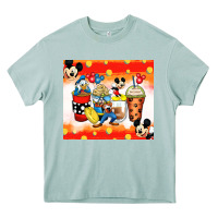 Arona cartoon characters coffee cups Heavy Core Tee - Zillion Design Studio