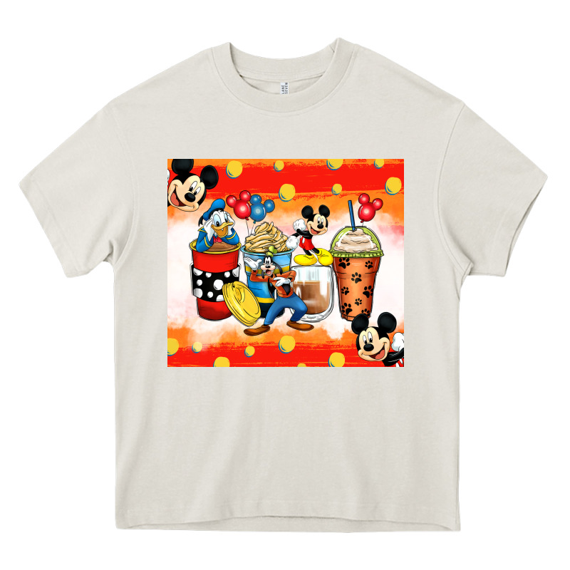 Cartoon Characters Coffee Cups Heavy Core Tee by Zillion Design Studio | Teevron
