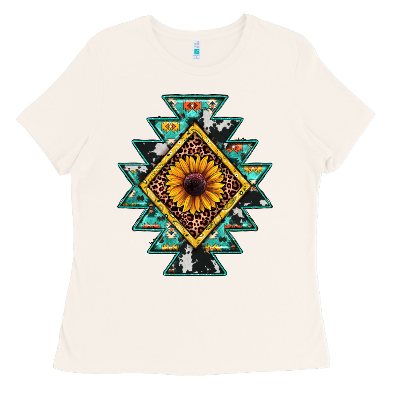 Aztec Leopard Sunflower Ladies Tee by JahusDesignShop | Teevron