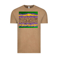Vintage Coffee mardi gras leopard Vintage Tee - AdoDesignShop