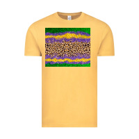 Vintage Mustard mardi gras leopard Vintage Tee - AdoDesignShop