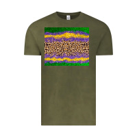Vintage Olive mardi gras leopard Vintage Tee - AdoDesignShop