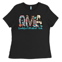 Black qma qualified medical aide Ladies Tee - Zillion Design Studio