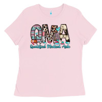 Bubblegum Pink qma qualified medical aide Ladies Tee - Zillion Design Studio