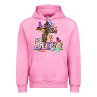 Fuchsia Pink He is alive Easter Day Urban Hoodie - CowGirlArtShop