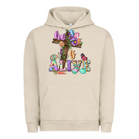 Pigment French Oak He is alive Easter Day Urban Hoodie - CowGirlArtShop