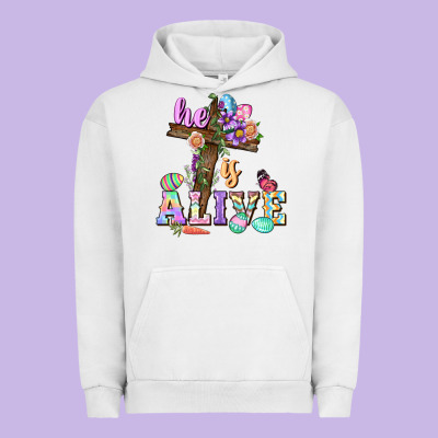 He Is Alive Easter Day Urban Hoodie Designed By Cowgirlartshop