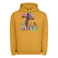 Pigment Peanut Butter He is alive Easter Day Urban Hoodie - CowGirlArtShop