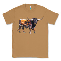 Toasted Coconut Texas Longhorn Bull Classic Tee - LillyAllenDesigns