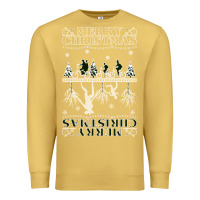 Antique Gold Merry Christmas Premium Sweatshirt - Bettercallsaul