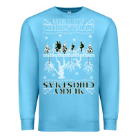 Ocean Blue Merry Christmas Premium Sweatshirt - Bettercallsaul