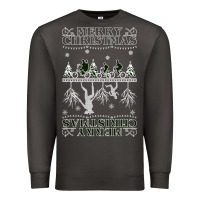 Smoke Merry Christmas Premium Sweatshirt - Bettercallsaul