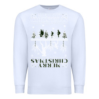 White Merry Christmas Premium Sweatshirt - Bettercallsaul