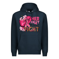 Navy her fight is our fight Premium Hoodie - NancyCooperArtShop