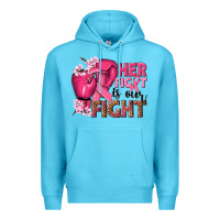 Ocean Blue her fight is our fight Premium Hoodie - NancyCooperArtShop