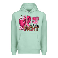 Seafoam her fight is our fight Premium Hoodie - NancyCooperArtShop